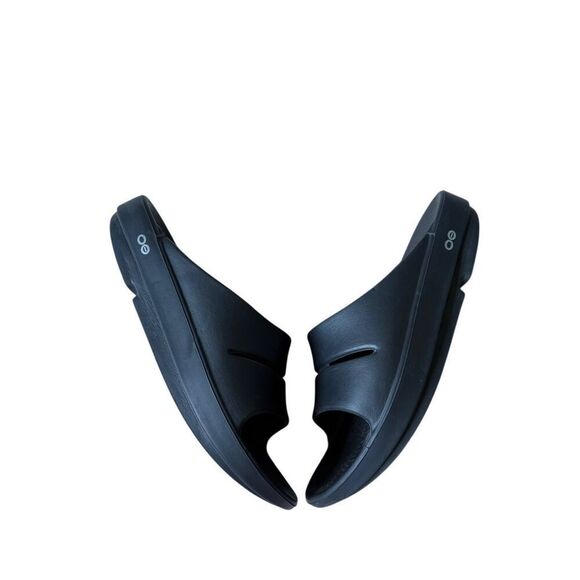 OOFOS MEN'S OOAHH SLIDES SANDALS BLACK size 7 Comfort Recovery - Picture 7 of 9